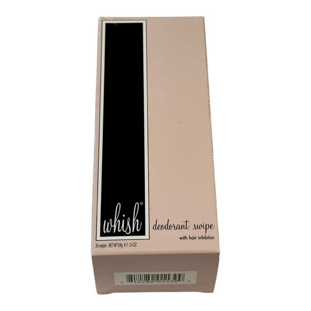 WHISH Deodorant Swipes With Native Hair Inhibitor Box of 18
